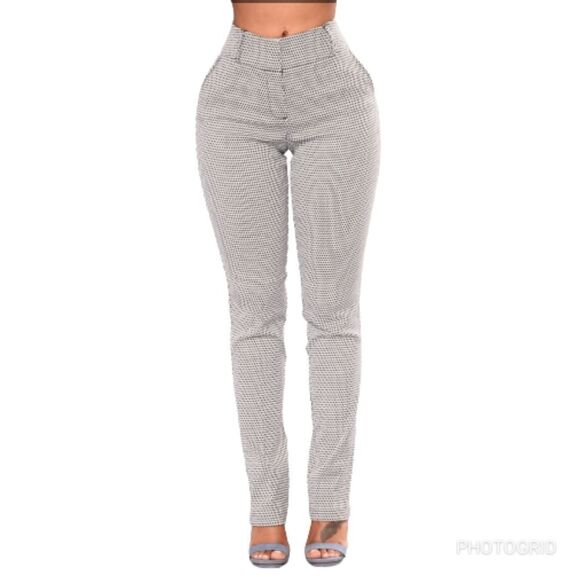 Fashion Nova Yvonne Checked Pants Sz 2X - Picture 1 of 8